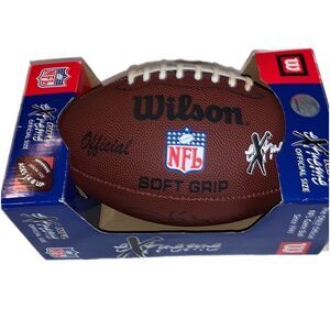 NFL BEARS | Autographed Signed Brown Official Size FOOTBALL Super Bowl
